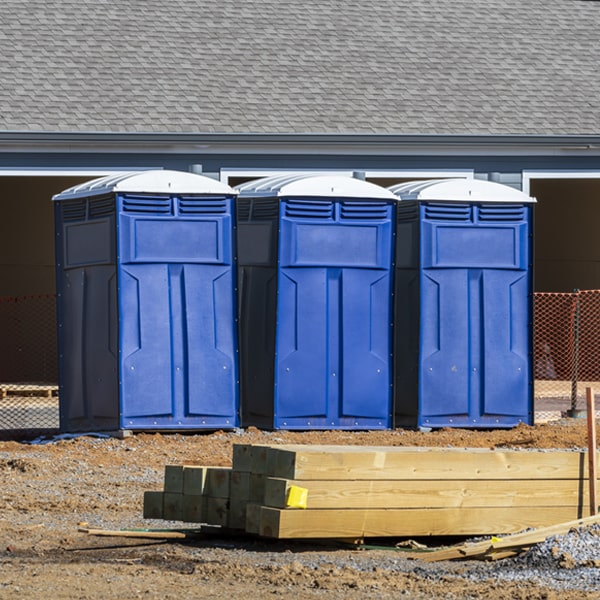 are there any restrictions on where i can place the portable restrooms during my rental period in Todd Mission Texas